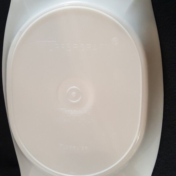 Vintage Tupperware Floralier Centerpiece Floral Appetizer Cake Pop Display White - Picture 7 of 10